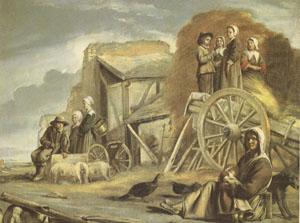 Louis Le Nain The Cart or the Return from Haymaking (mk05) china oil painting image